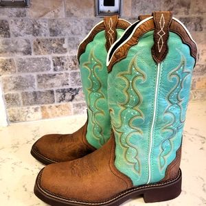 Justin Women's Raya Cowhide Gyspy Boots Size 7